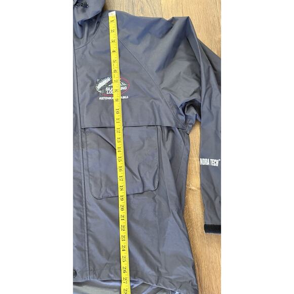 DRIFT CREEK #7000 Gray Tundra Tech Cargo Mens Rain Gear Jacket Wet‎ Wear EUC - Picture 4 of 13
